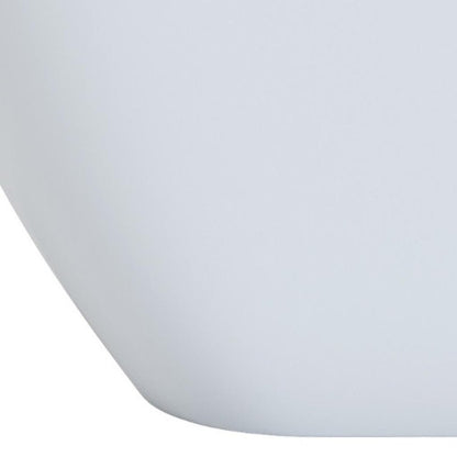 63" White Acrylic Oval Bath Tub