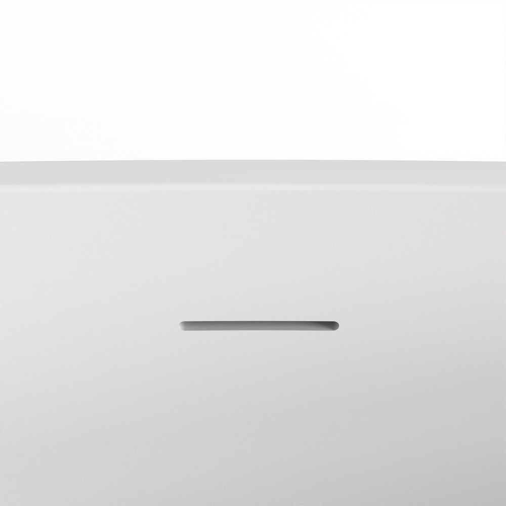 67" White Acrylic Oval Bath Tub HomeRoots