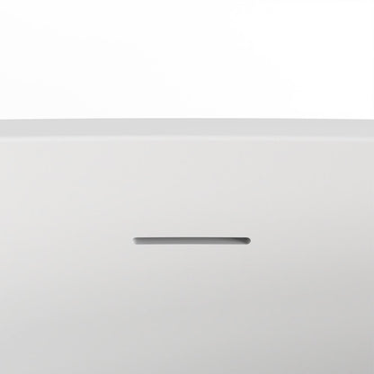 67" White Acrylic Oval Bath Tub HomeRoots
