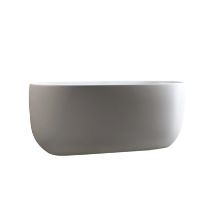 47" White Acrylic Oval Bath Tub HomeRoots