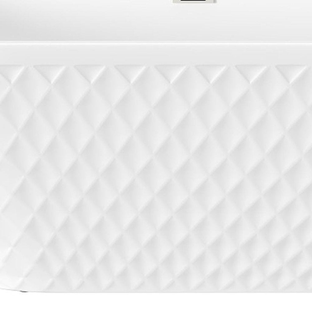 59" White Acrylic Oval Bath Tub HomeRoots
