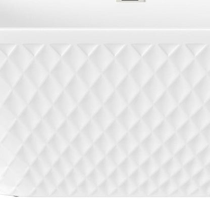 59" White Acrylic Oval Bath Tub HomeRoots