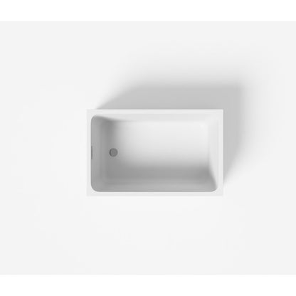 47" White Acrylic Bath Tub HomeRoots