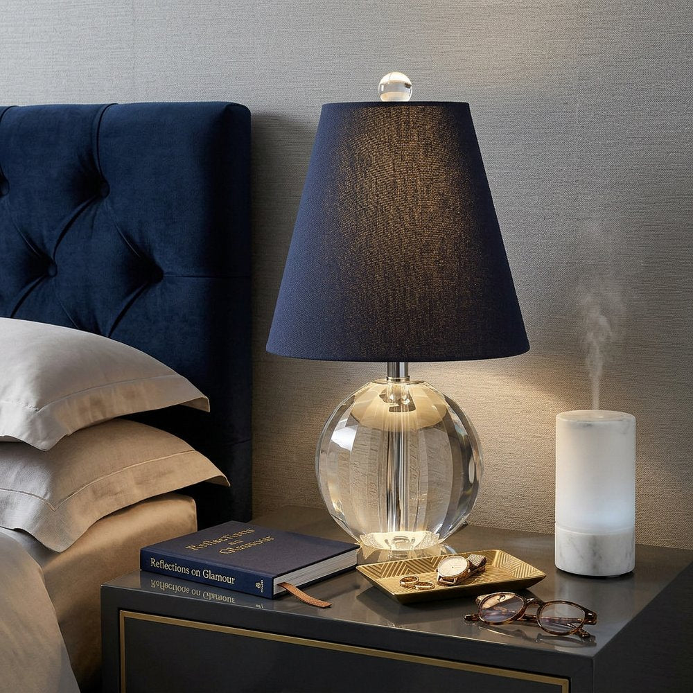 16" Clear Novelty Table Lamp With Globe Shade HomeRoots