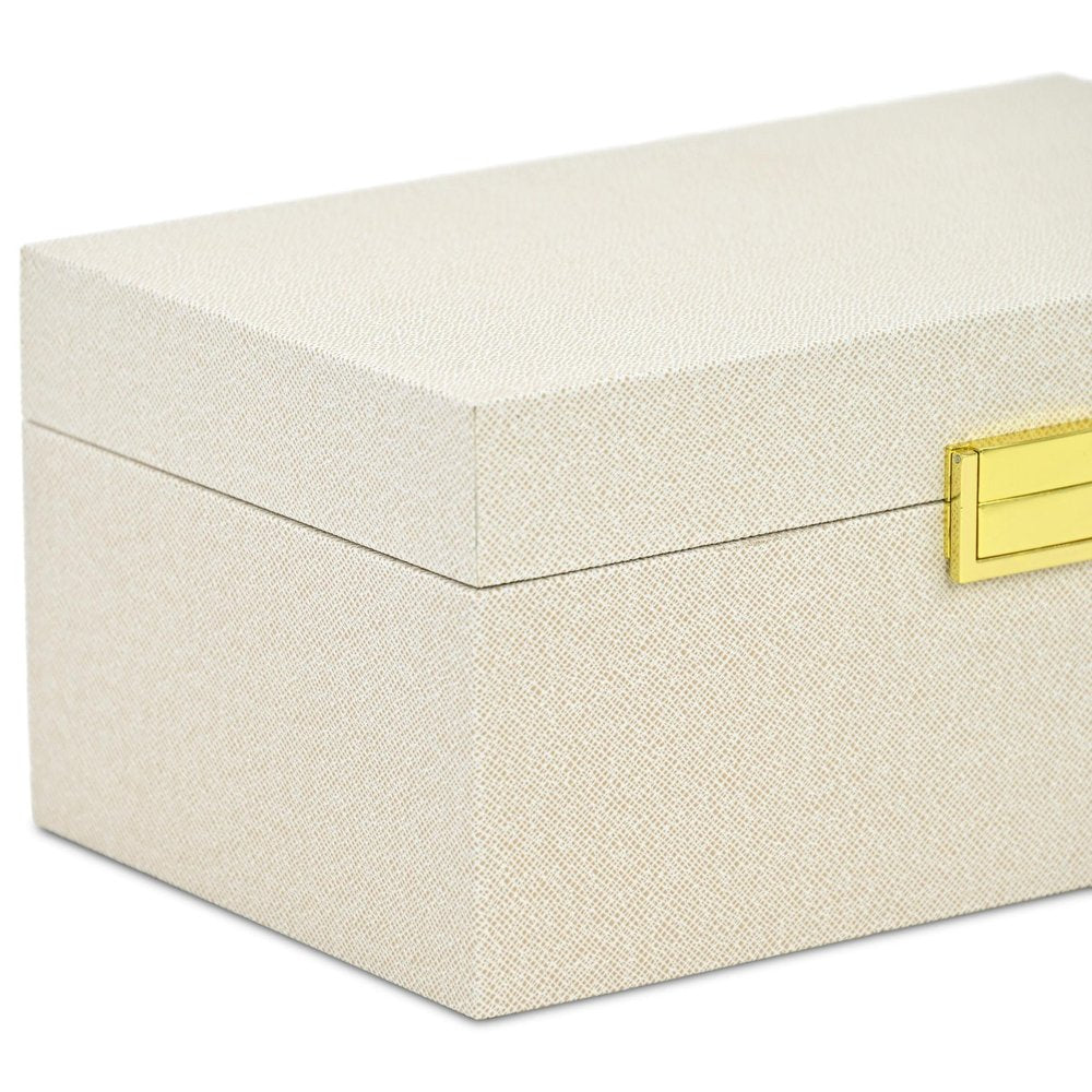 Set of Two Gold Wood Hand Painted Decorative Box — view 9