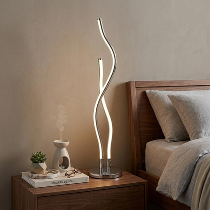 26" Silver Novelty Table Lamp HomeRoots
