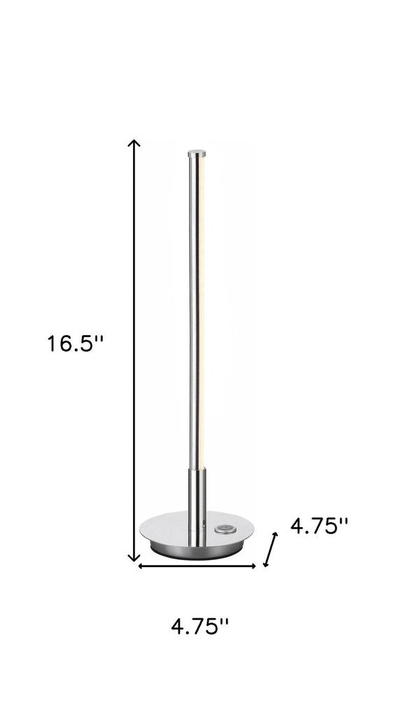 17" Silver Novelty Table Lamp HomeRoots