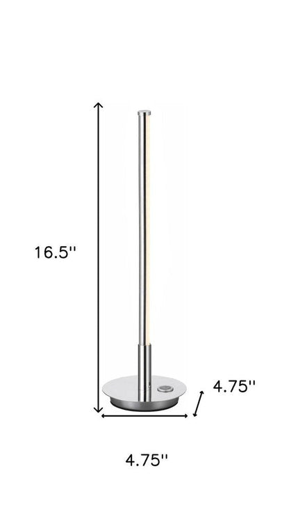 17" Silver Novelty Table Lamp HomeRoots