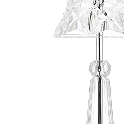 12" Silver Novelty USB Table Lamp With Empire Shade