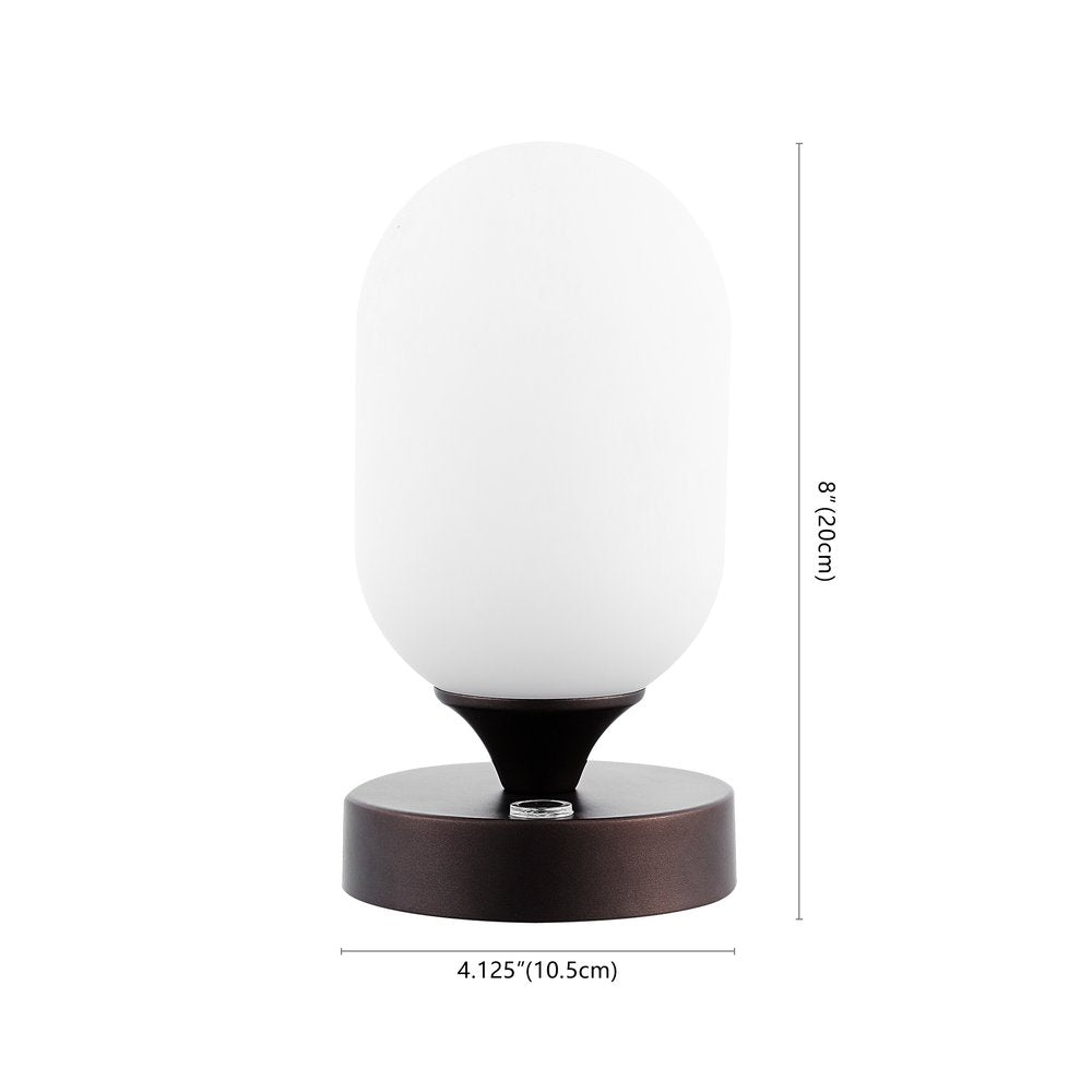 8" Antiqued Bronze Novelty USB Table Lamp — view 1