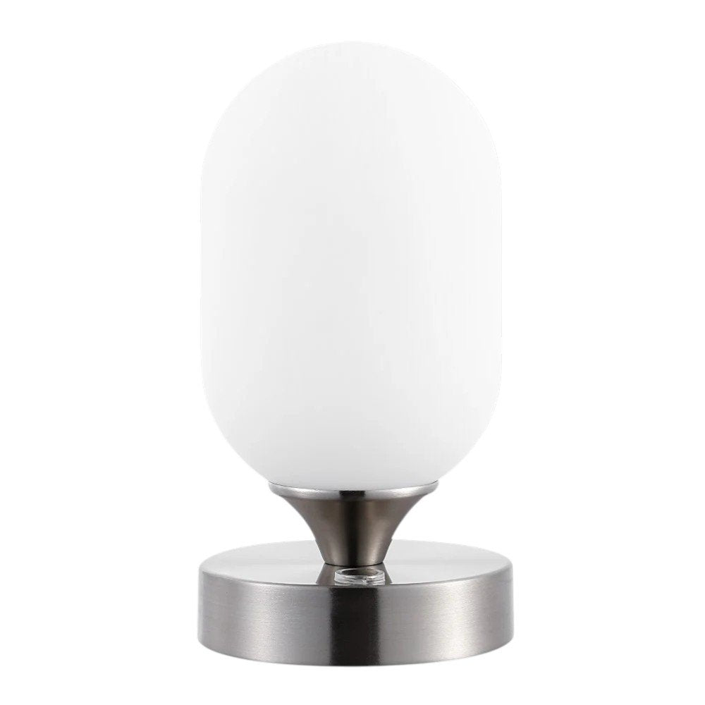 8" Nickel Novelty USB Table Lamp — view 5