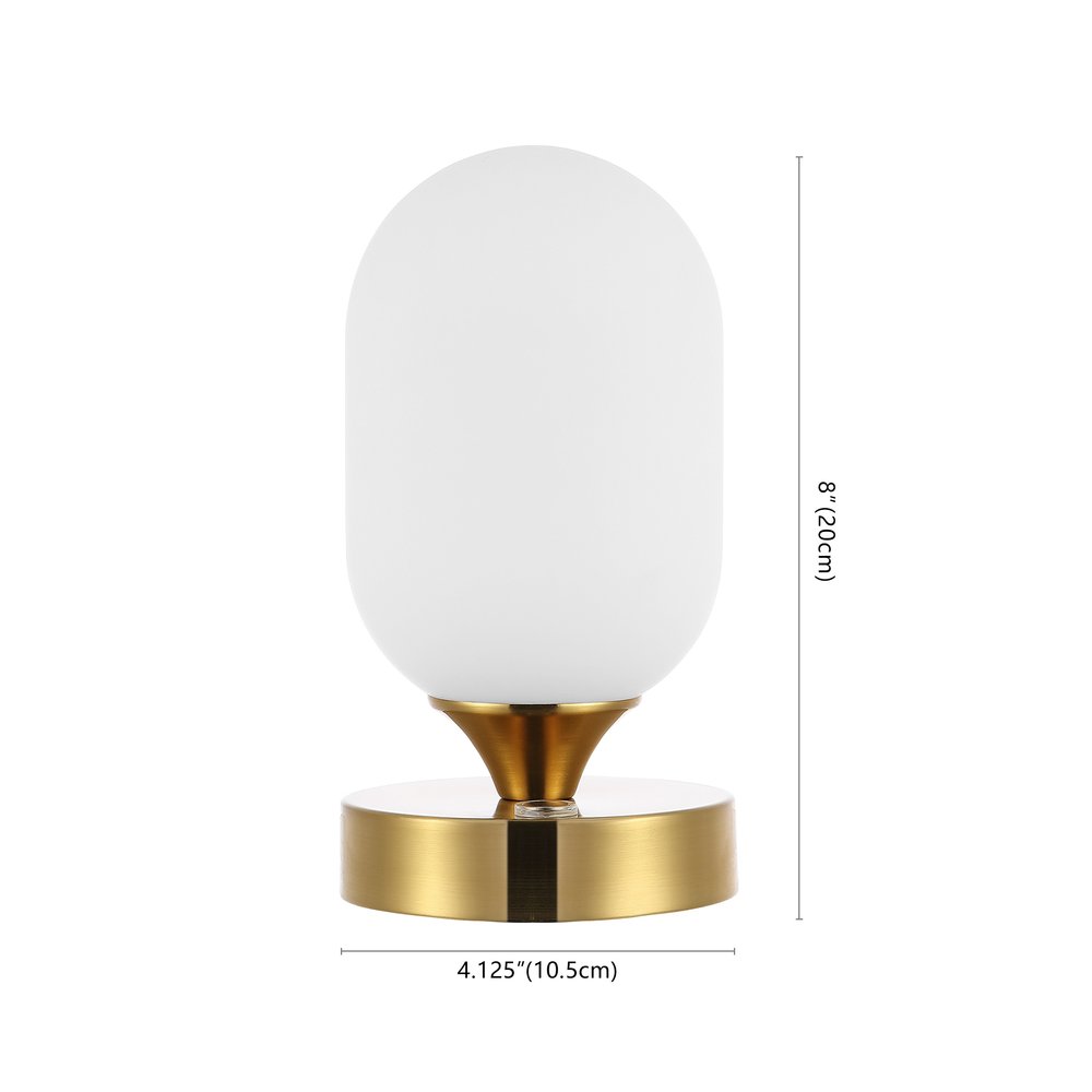 8" Gold Novelty USB Table Lamp — view 1