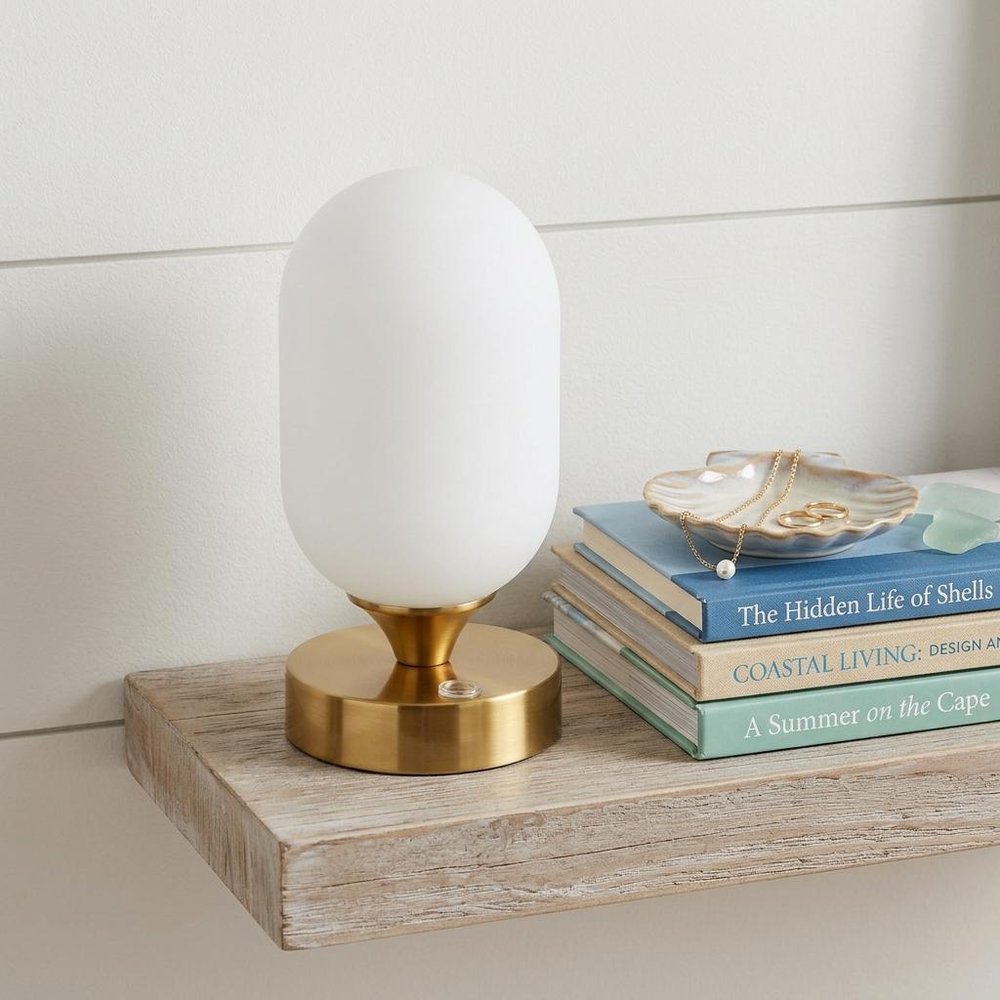 8" Gold Novelty USB Table Lamp — view 6