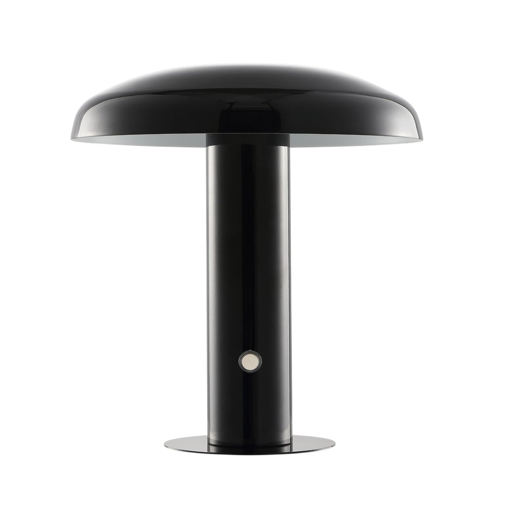 11" Black Novelty USB Table Lamp With Globe Shade — view 5