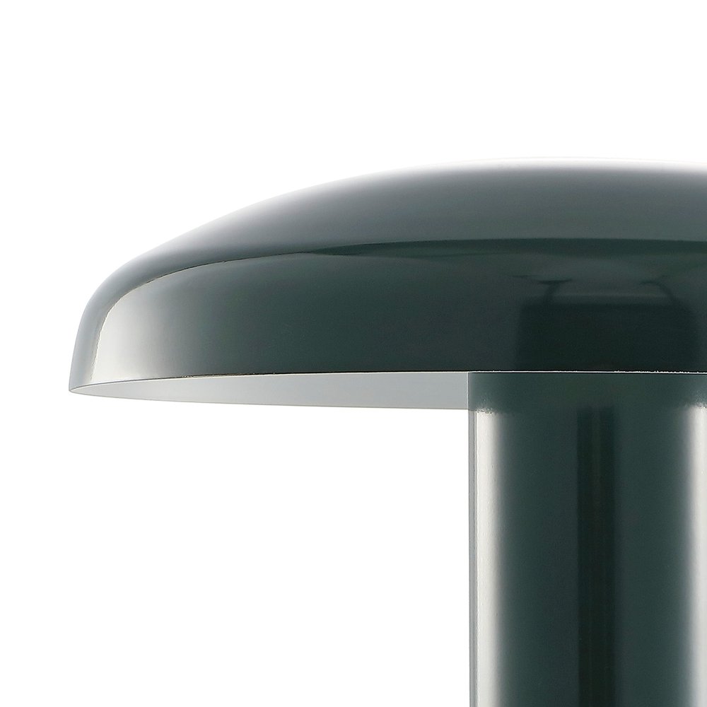 11" Forest Green Novelty USB Table Lamp With Globe Shade HomeRoots