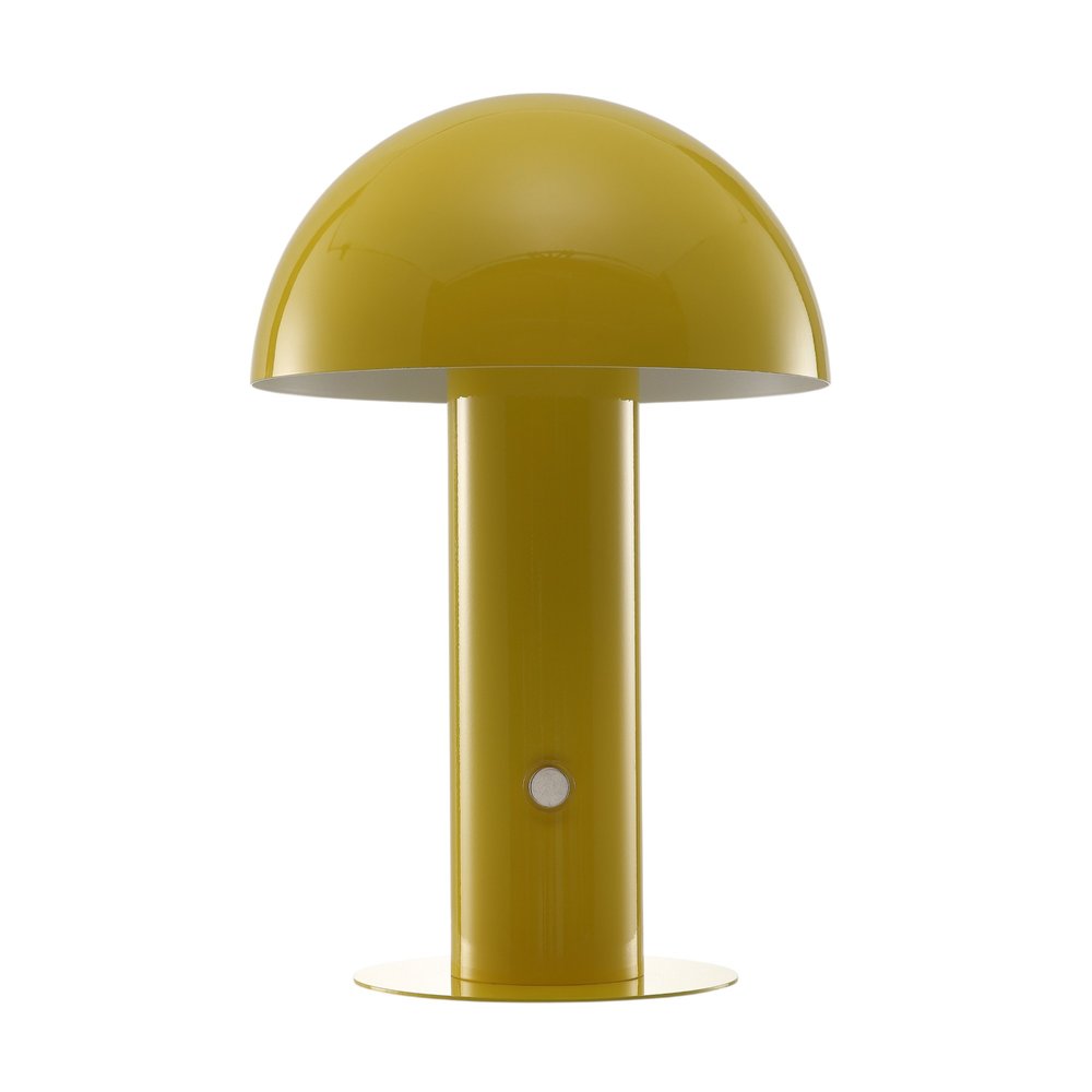 11" Yellow Novelty USB Table Lamp With Globe Shade — view 7