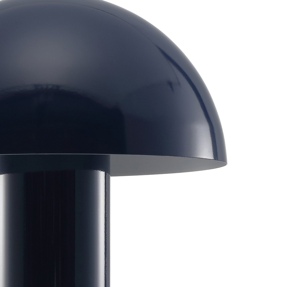 11" Blue Novelty USB Table Lamp With Globe Shade — view 5