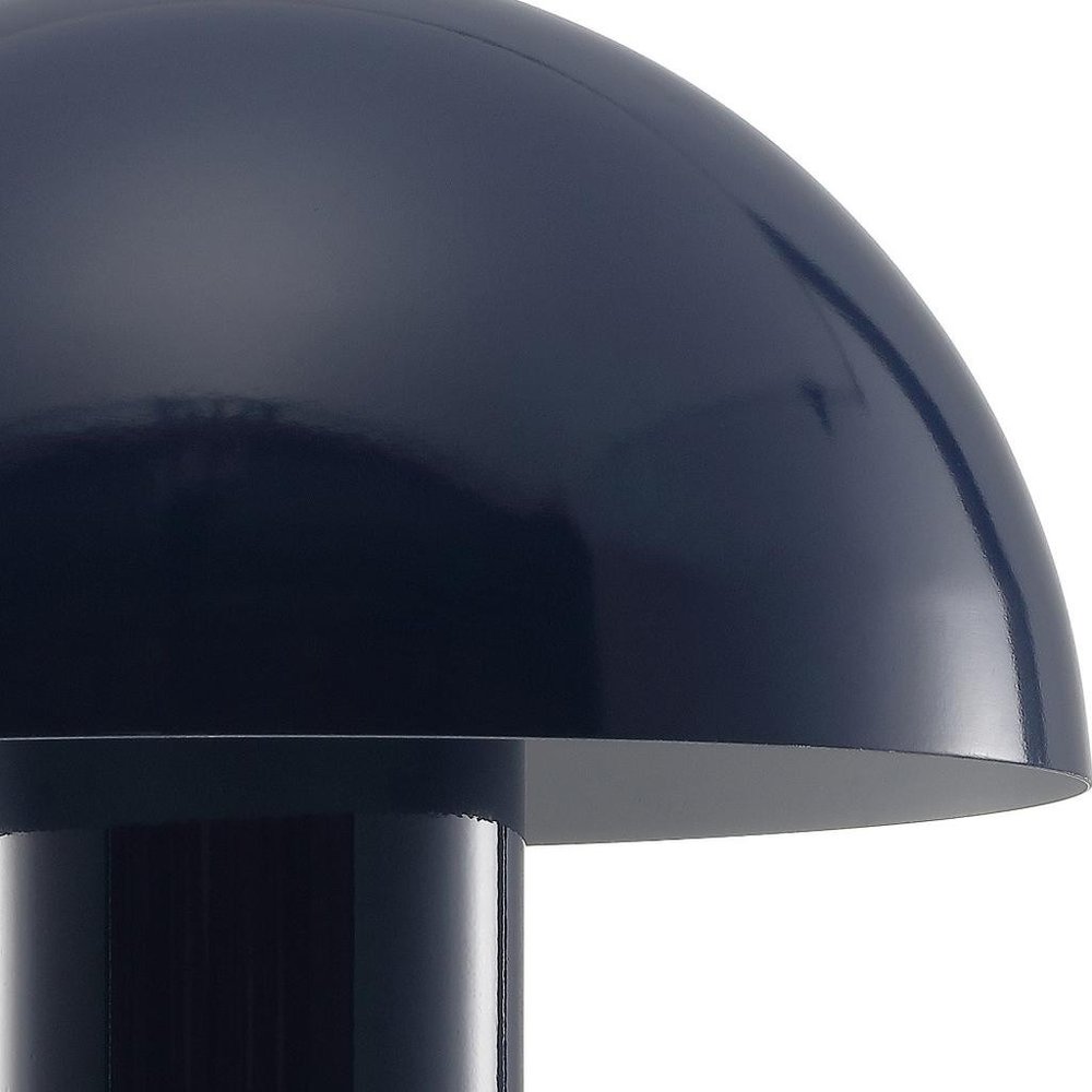11" Blue Novelty USB Table Lamp With Globe Shade — view 6