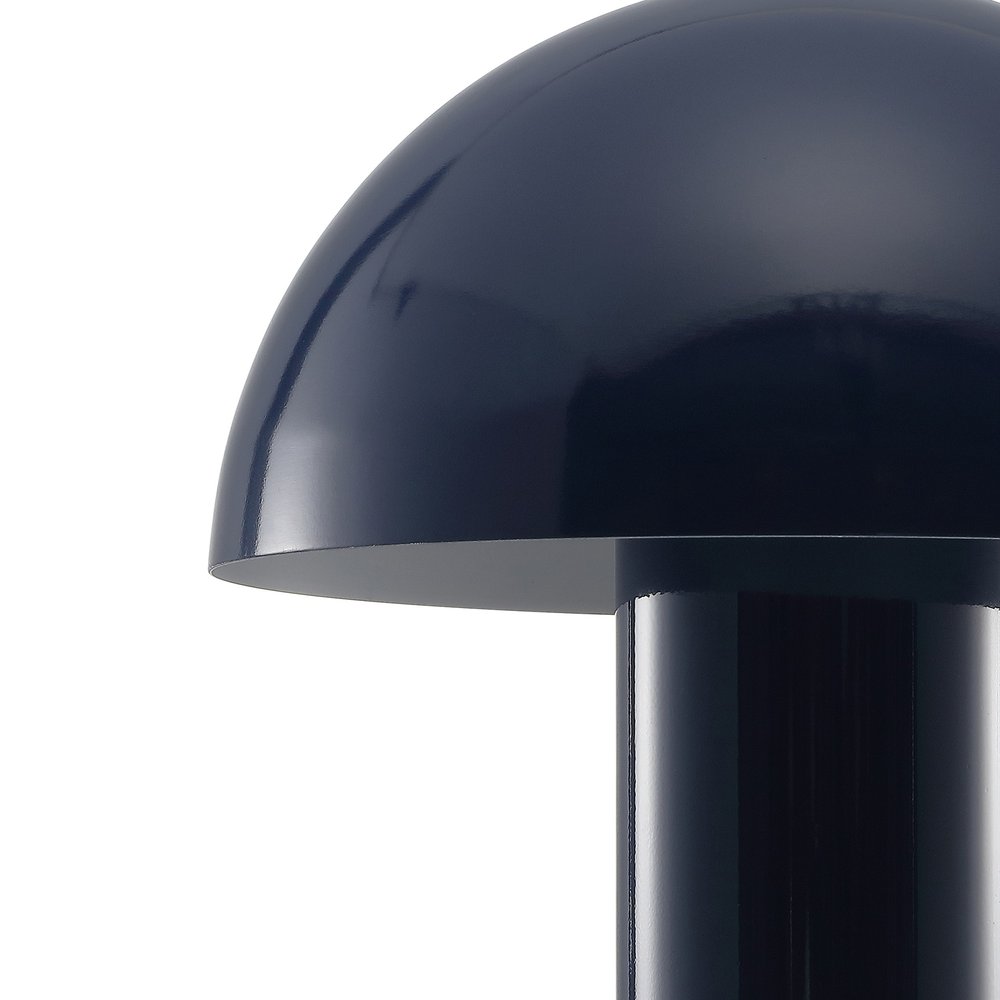 11" Blue Novelty USB Table Lamp With Globe Shade — view 4