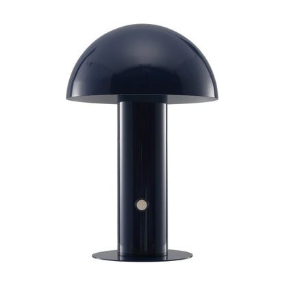 11" Blue Novelty USB Table Lamp With Globe Shade