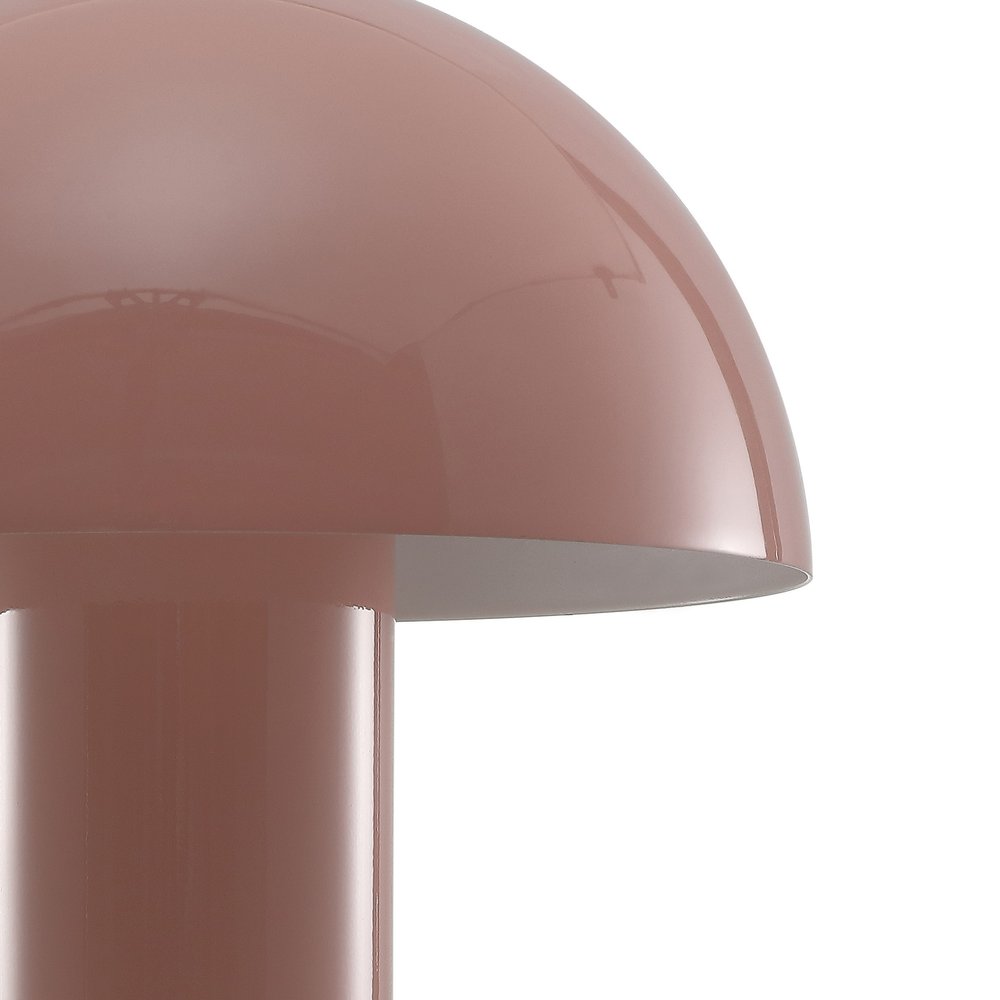 11" Pink Novelty USB Table Lamp With Globe Shade — view 6