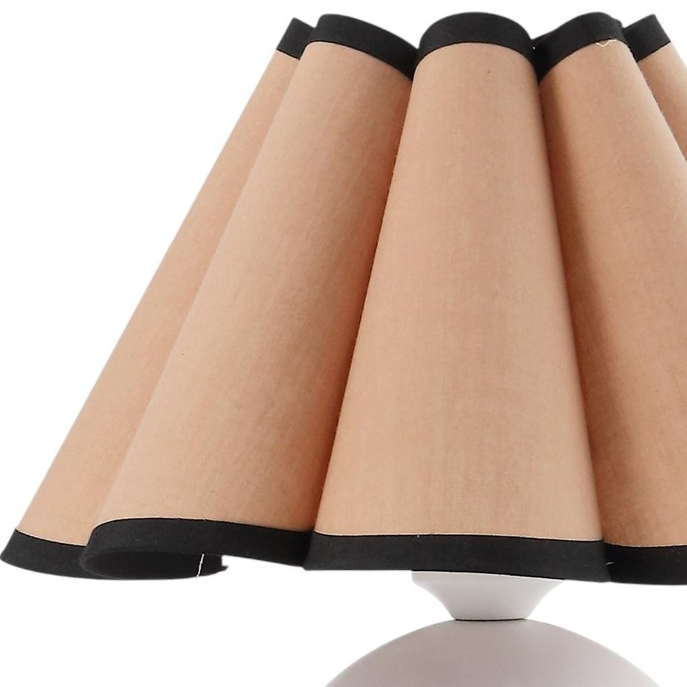 Set of Two 11" Clear Novelty Table Lamps With Empire Shades — view 4