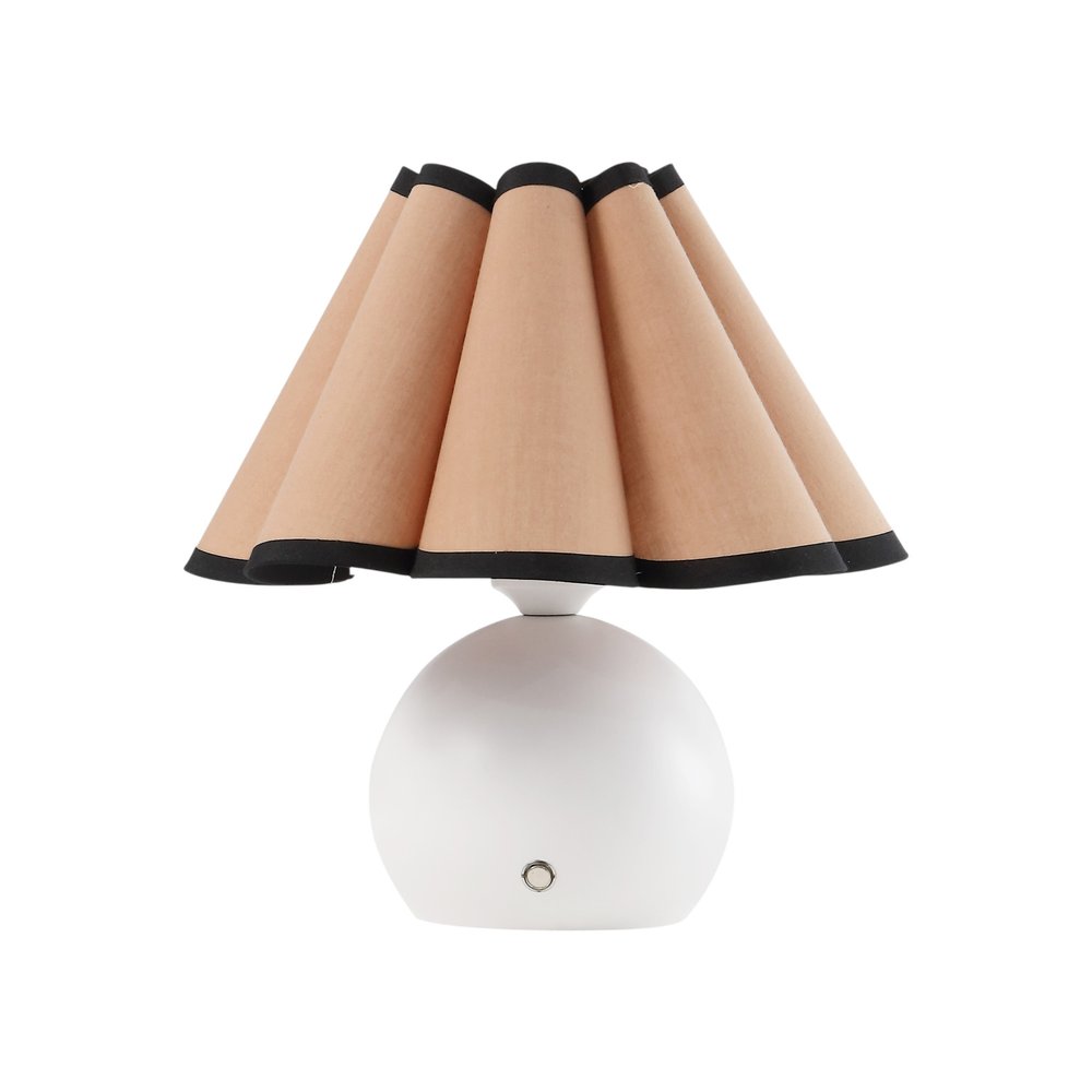Set of Two 11" Clear Novelty Table Lamps With Empire Shades — view 2