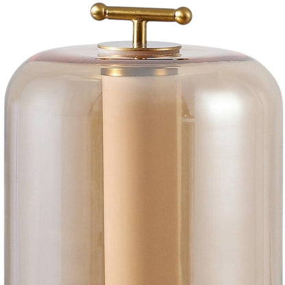 Set of Two 11" Gold USB Lantern