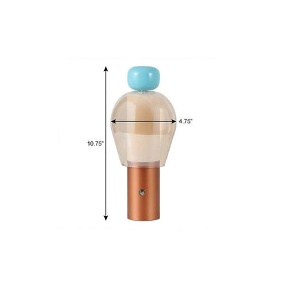 11" Copper USB Table Lamp HomeRoots