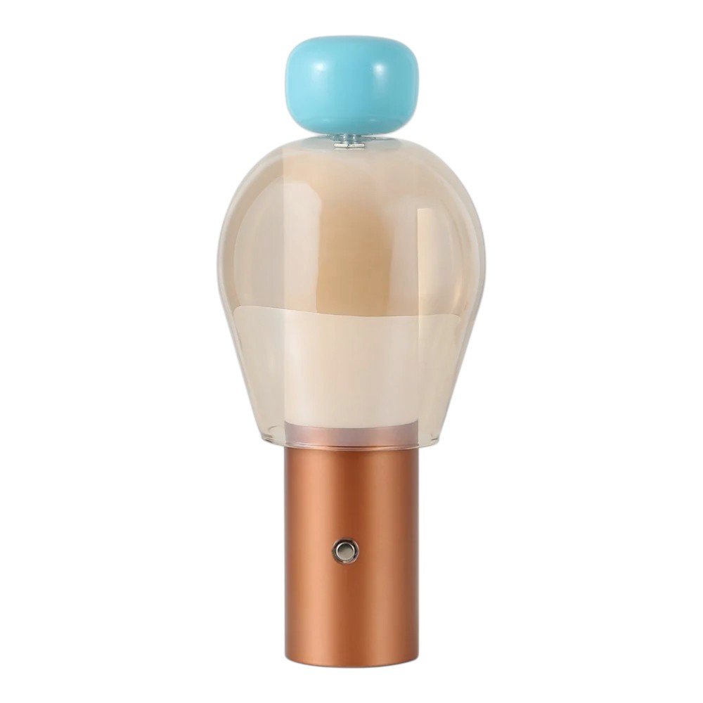 11" Copper USB Table Lamp HomeRoots