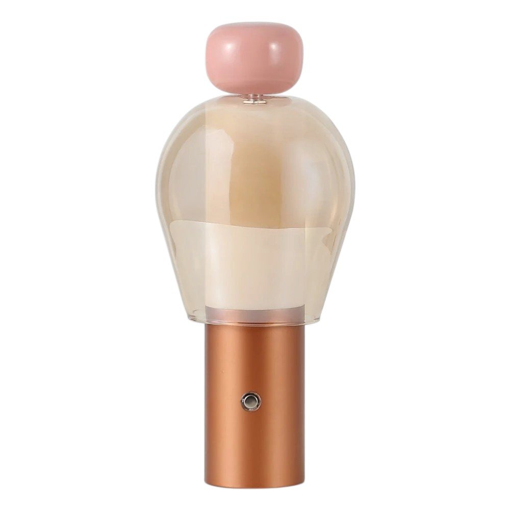 11" Copper USB Table Lamp HomeRoots