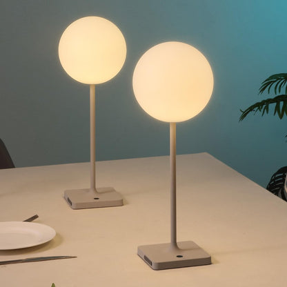 Set of Two 18" Gray USB Table Lamps HomeRoots