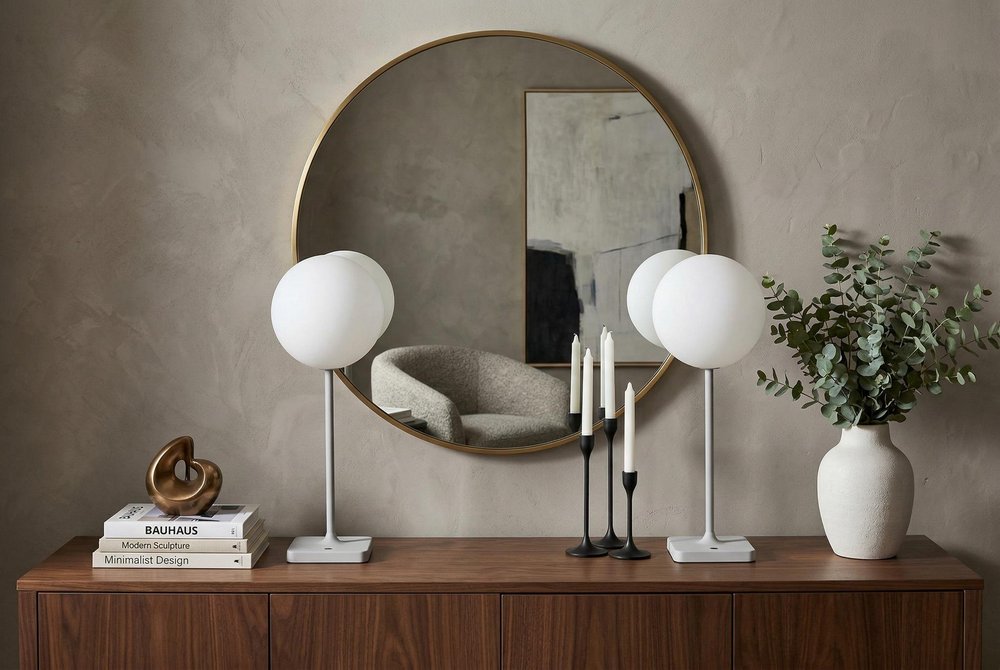 Set of Two 18" Gray USB Table Lamps HomeRoots