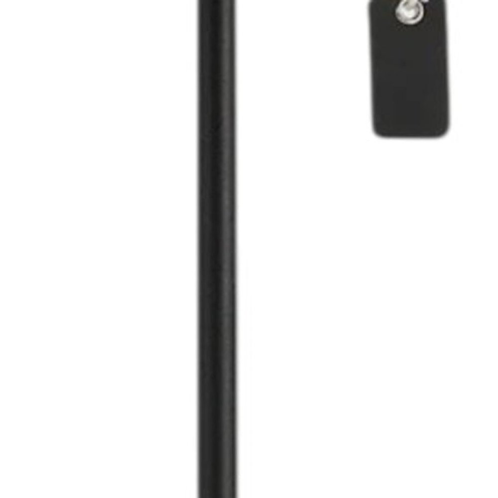 Set of Two 13" Black Novelty USB Table Lamps With Globe Shades HomeRoots