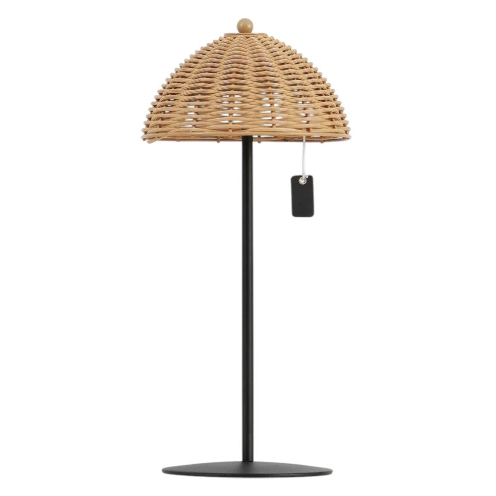 Set of Two 13" Black Novelty USB Table Lamps With Globe Shades — view 2