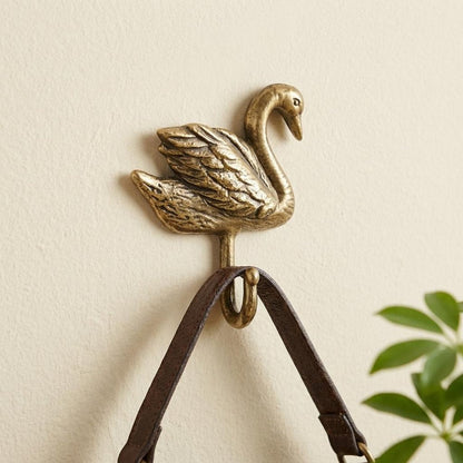 4" Gold Frame Material Bird Wall Hook Wall Hooks HomeRoots
