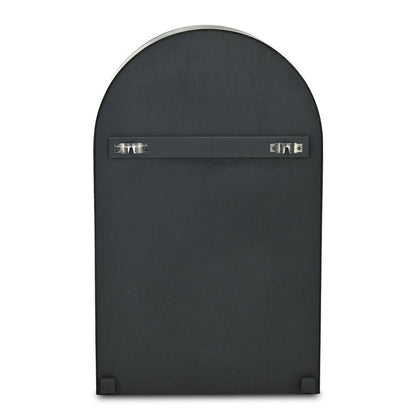 14" Black Wood Wall Mounted Accent Shelf HomeRoots