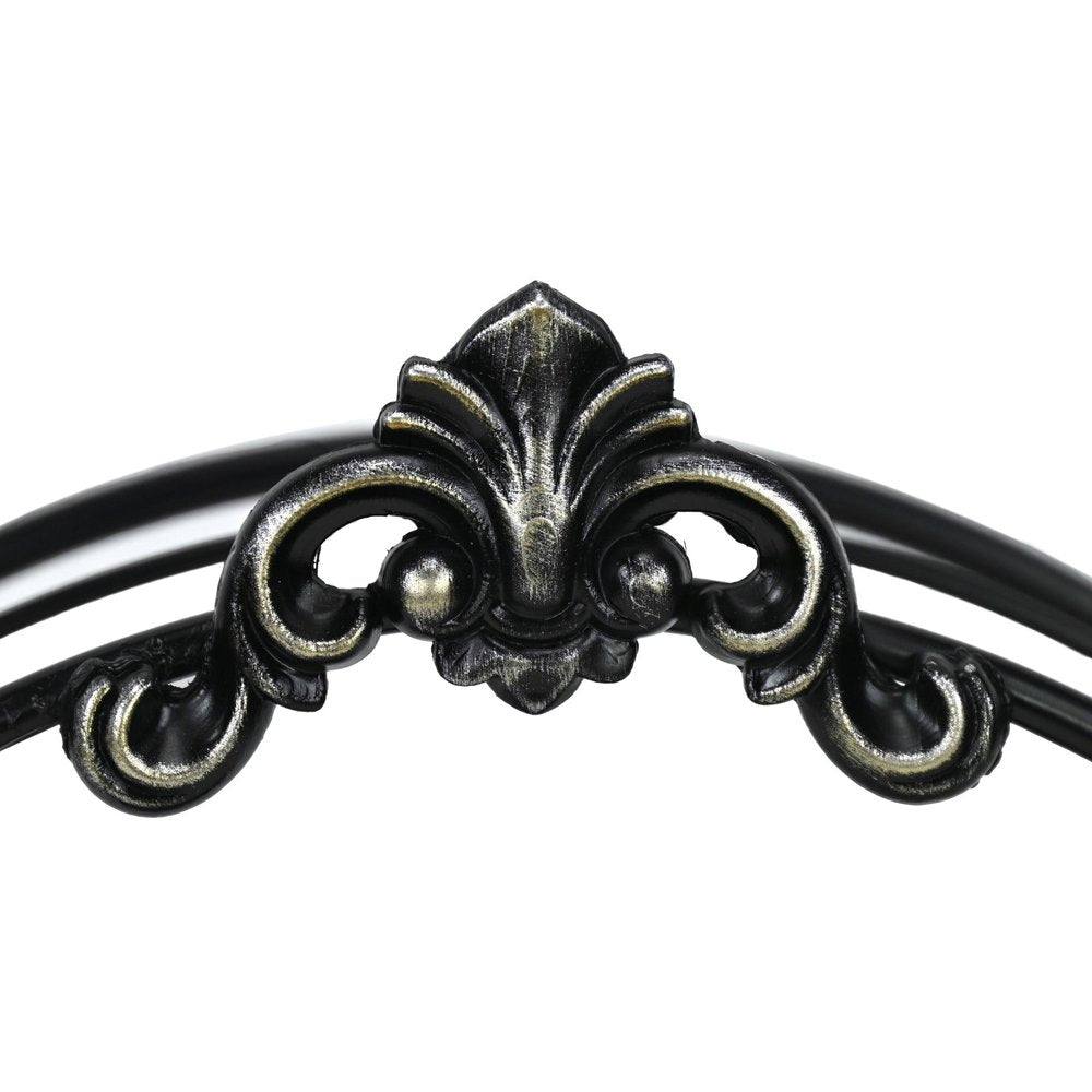 13" Black Metal Wall Mounted Accent Shelf HomeRoots