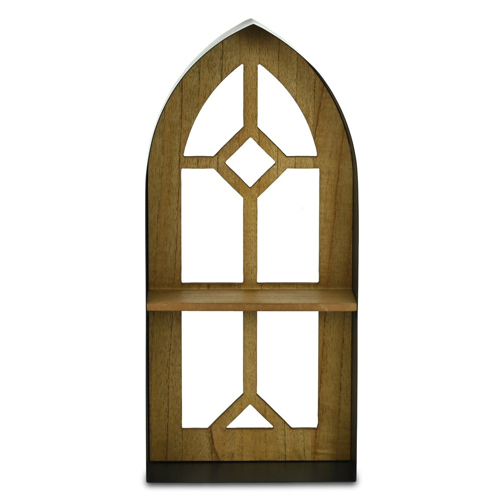 9" Black Metal Wall Mounted Accent Shelf HomeRoots