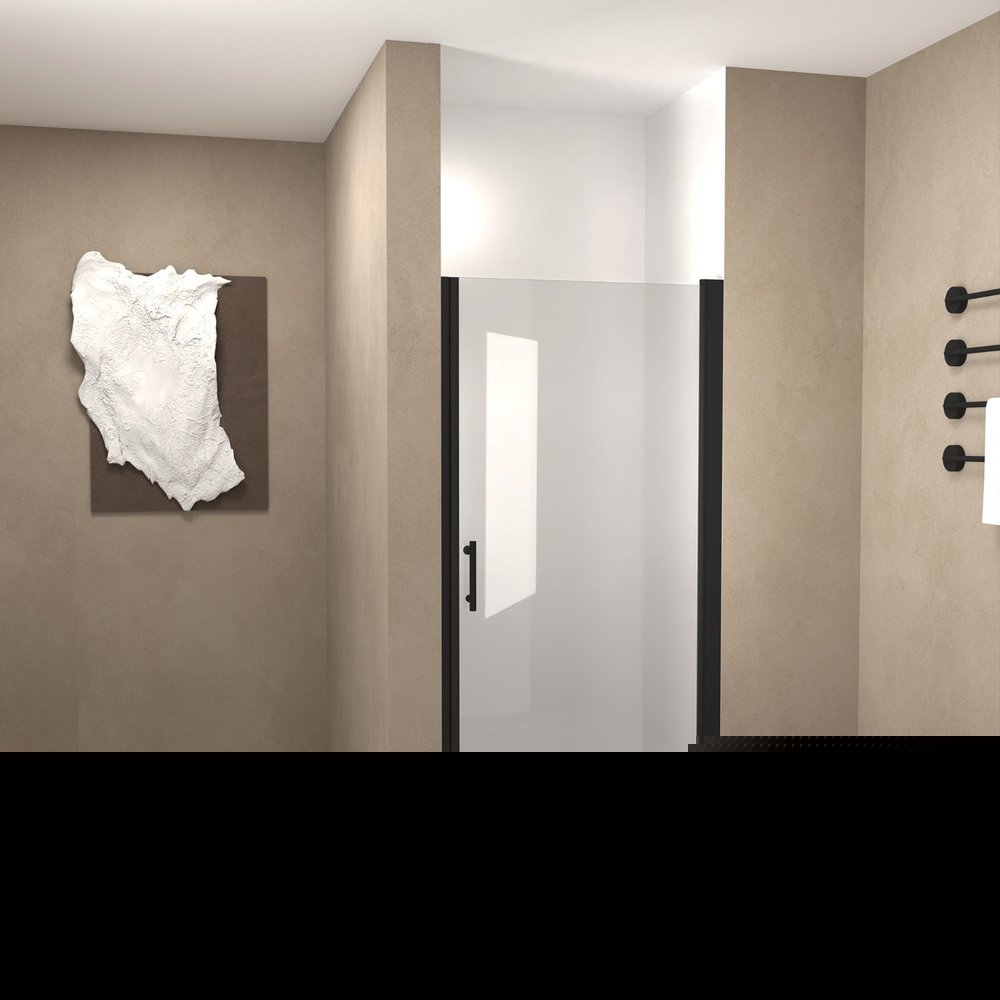 72" X 34" Aluminum and Tempered Glass Shower Door HomeRoots