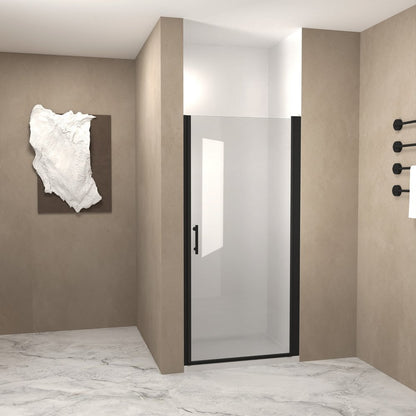 72" X 32" Aluminum and Tempered Glass Shower Door HomeRoots