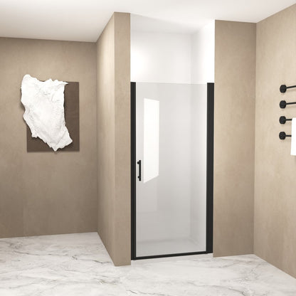 72" X 32" Aluminum and Tempered Glass Shower Door HomeRoots