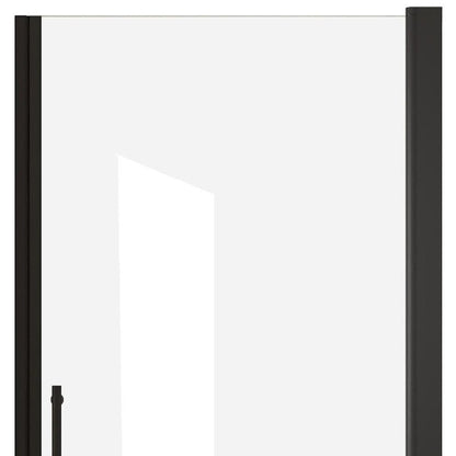72" X 32" Aluminum and Tempered Glass Shower Door HomeRoots