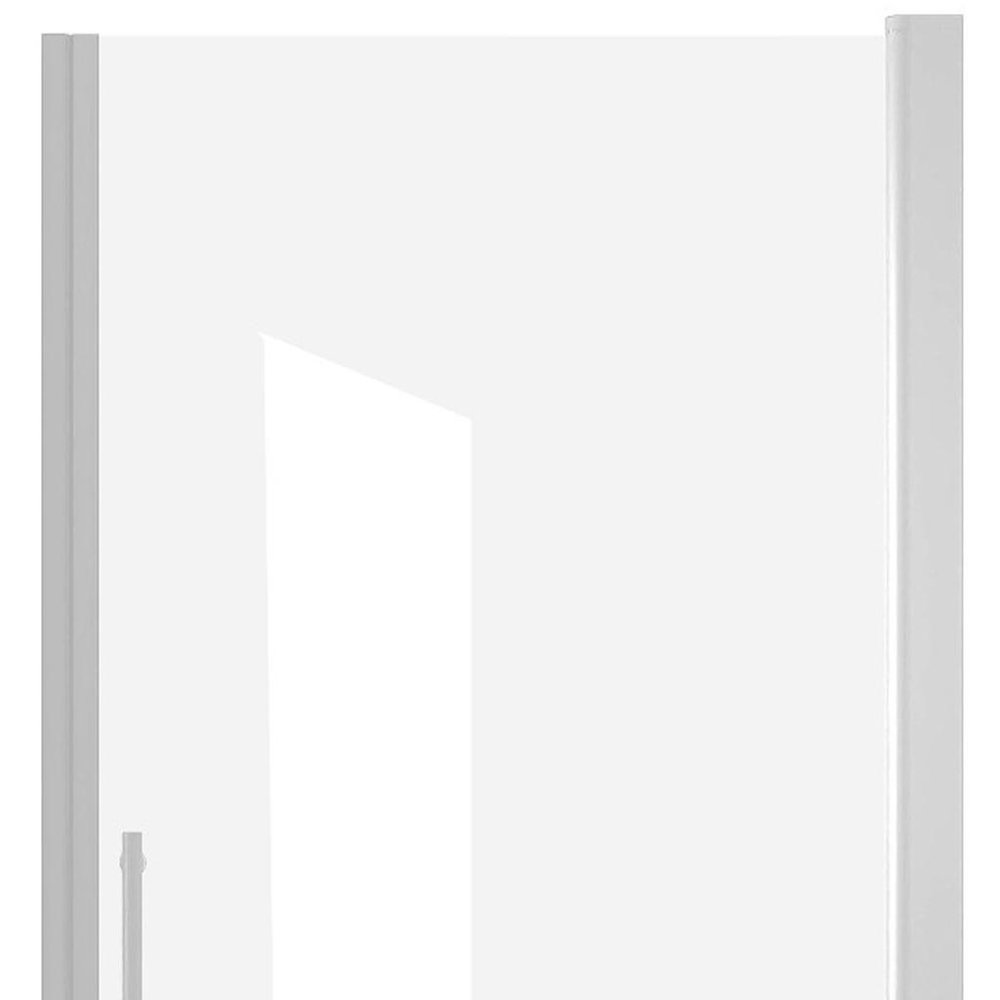 72" X 32" Aluminum and Tempered Glass Shower Door HomeRoots