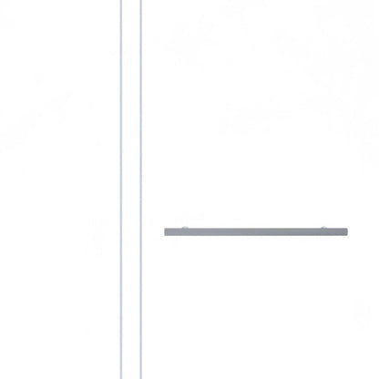 76" X 50" Tempered Glass Shower Door HomeRoots