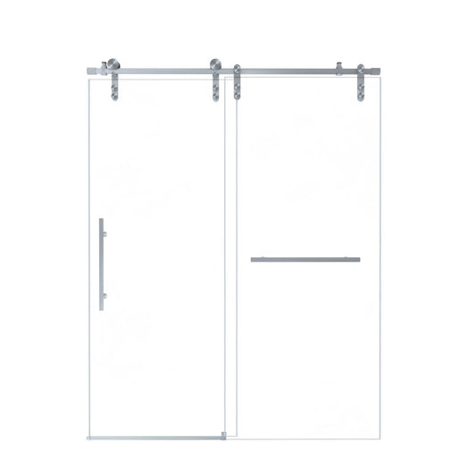 76" X 50" Tempered Glass Shower Door