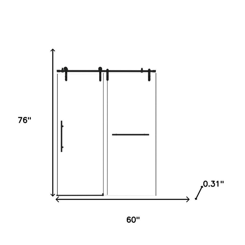 Set Of Two Tempered Glass Shower Doors — view 5
