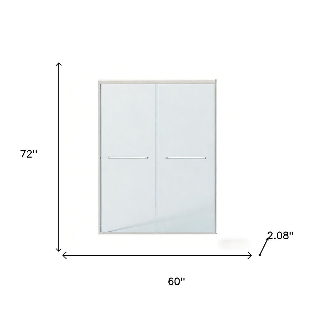 Set Of Two Tempered Glass Shower Doors — view 4