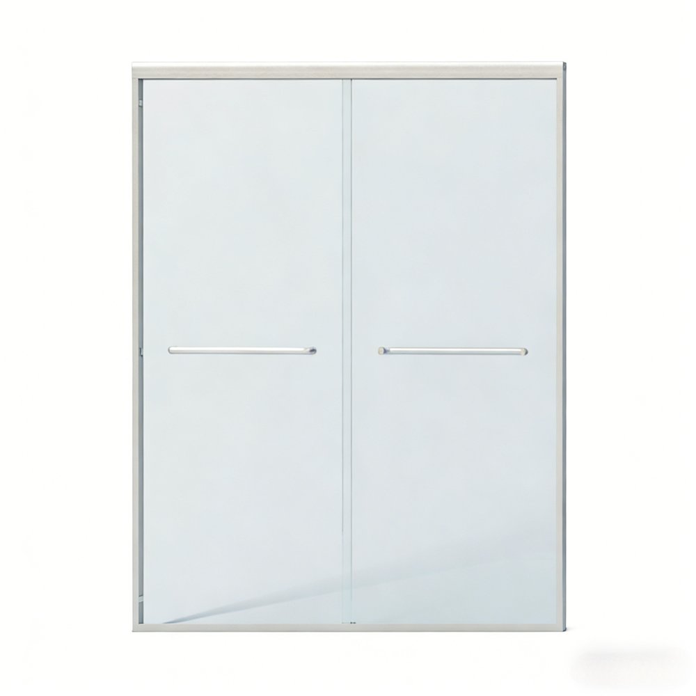 Set Of Two Tempered Glass Shower Doors — view 2