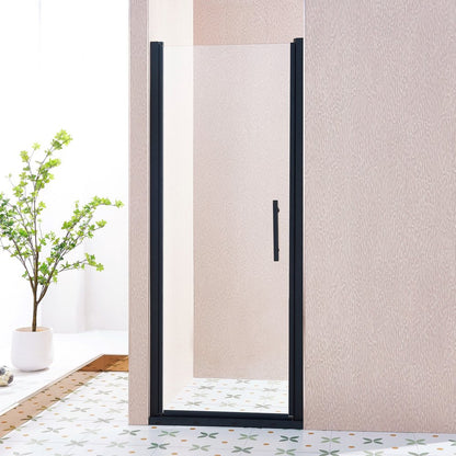 75" X 30" Aluminum and Tempered Glass Shower Door HomeRoots